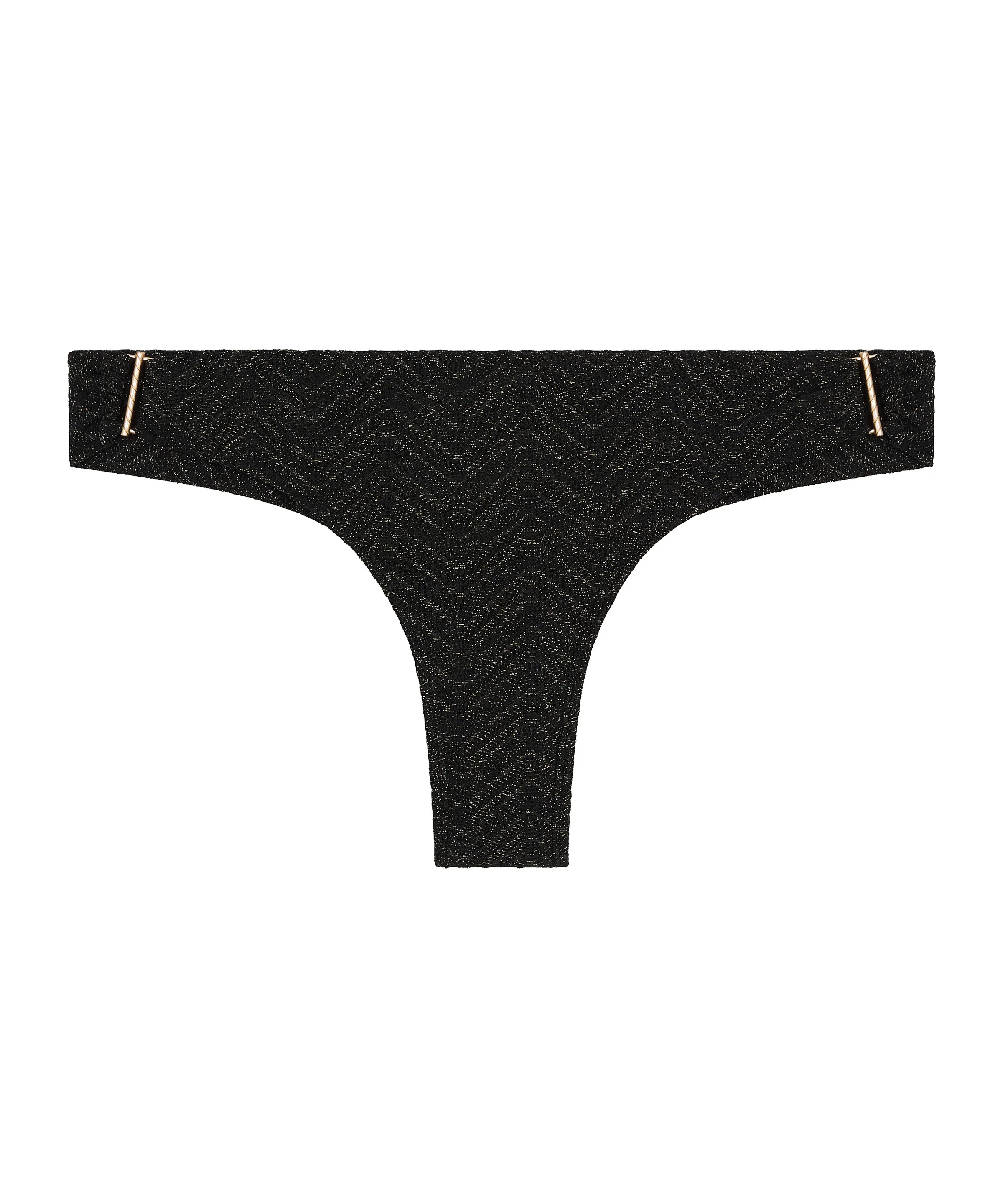 Golden Horizon Bas de maillot de bain tanga Black - Image 6