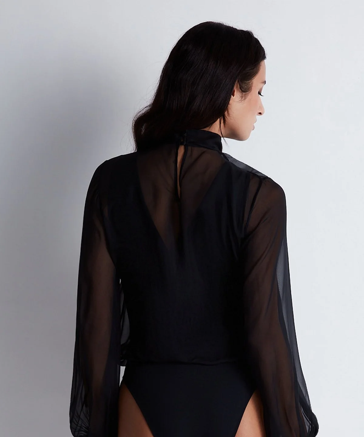 Les Bodys by Aubade Body Manches Longues Black - Image 7
