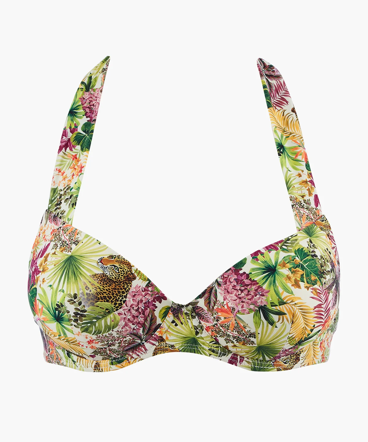 Exotic Fever Haut de maillot de bain Push-up coques Tropicale Light