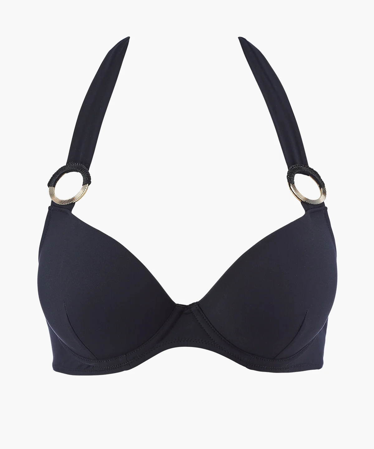 Secret Cove Haut de maillot de bain Push-up coques Noir