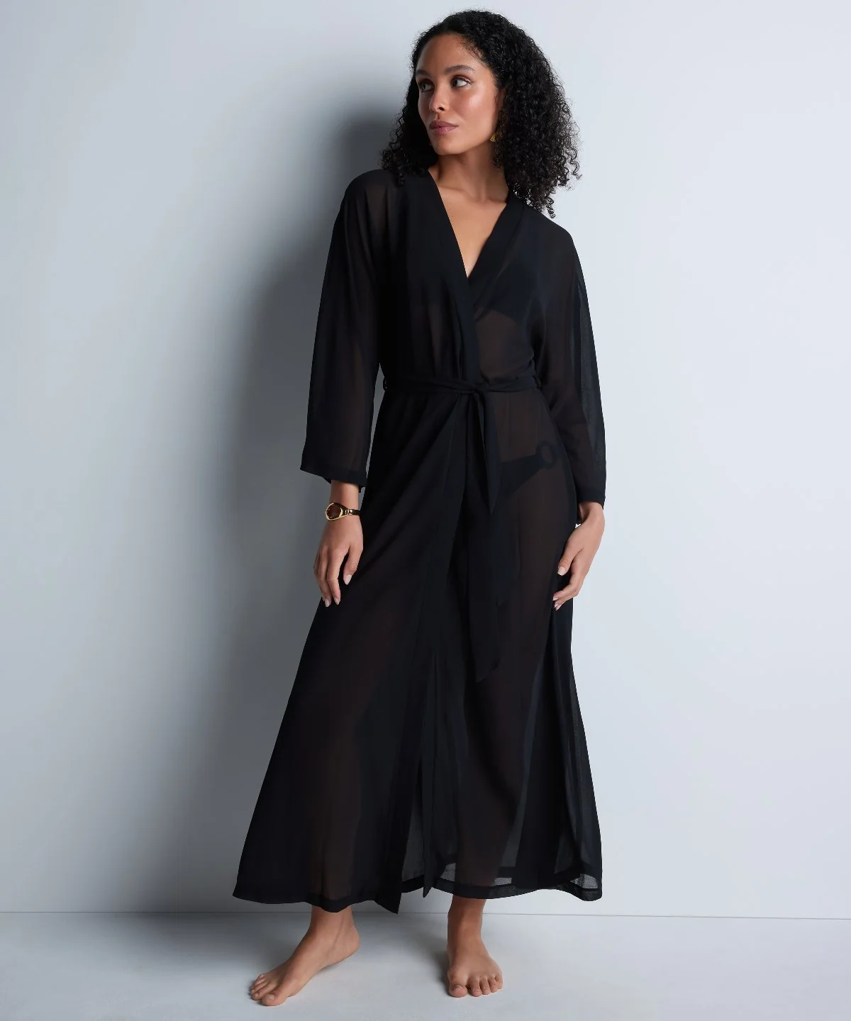 Beach Walk Kimono Black - Image 5