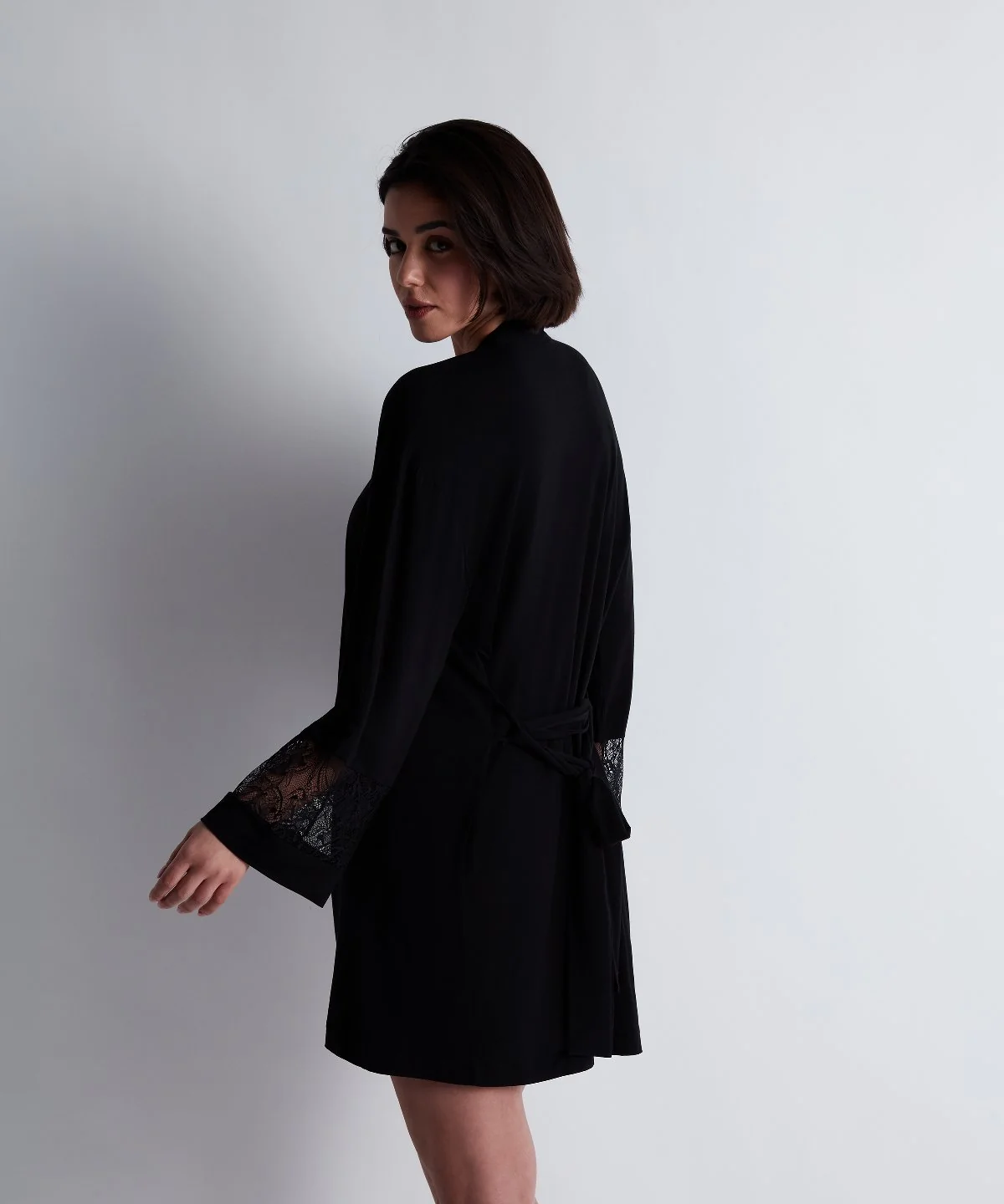 Lazy Days Kimono Noir - Image 3