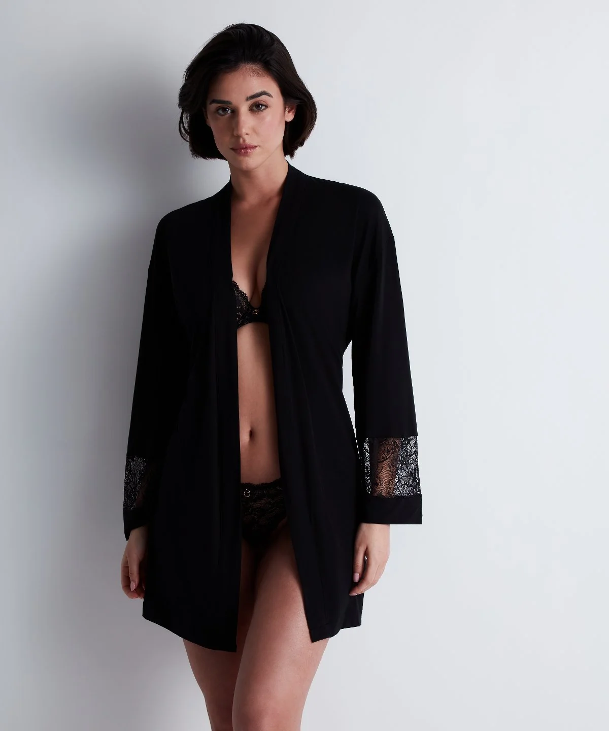 Lazy Days Kimono Noir - Image 5