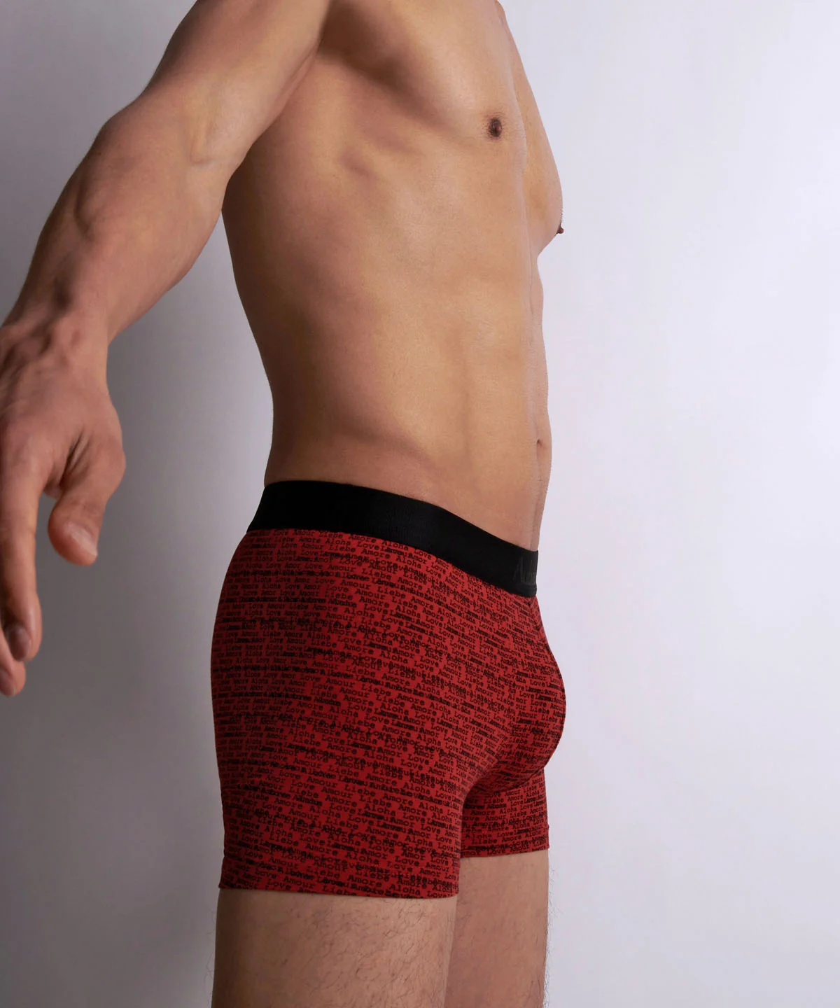 Aubade Homme Pack 2 boxers Love Letters Rouge - Image 4