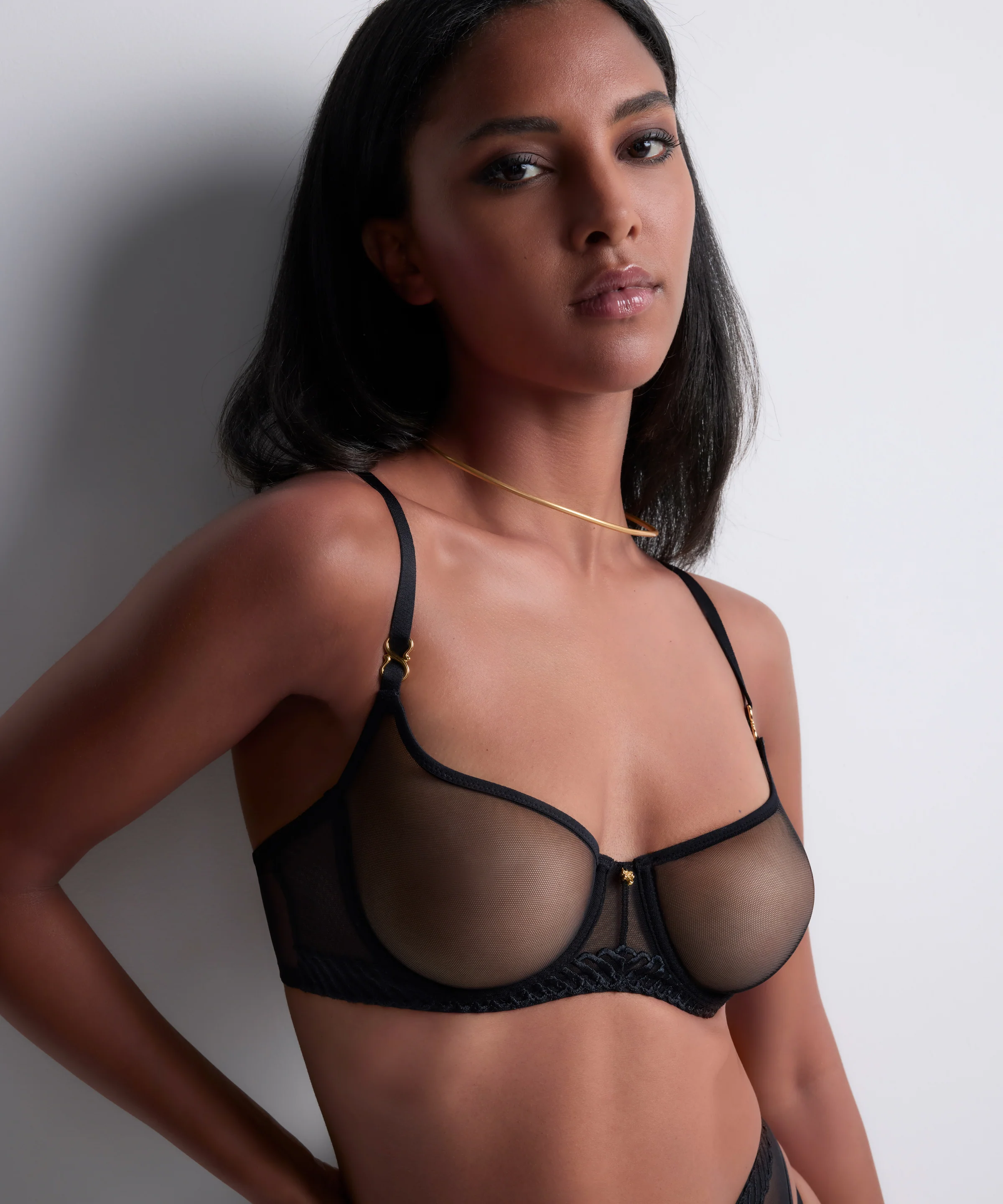 Sheer Emotion Soutien-gorge Corbeille avec armatures Black - Image 2