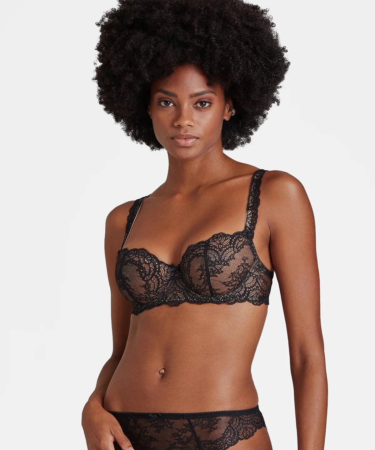 Danse des Sens Soutien-gorge Corbeille Noir - Image 3