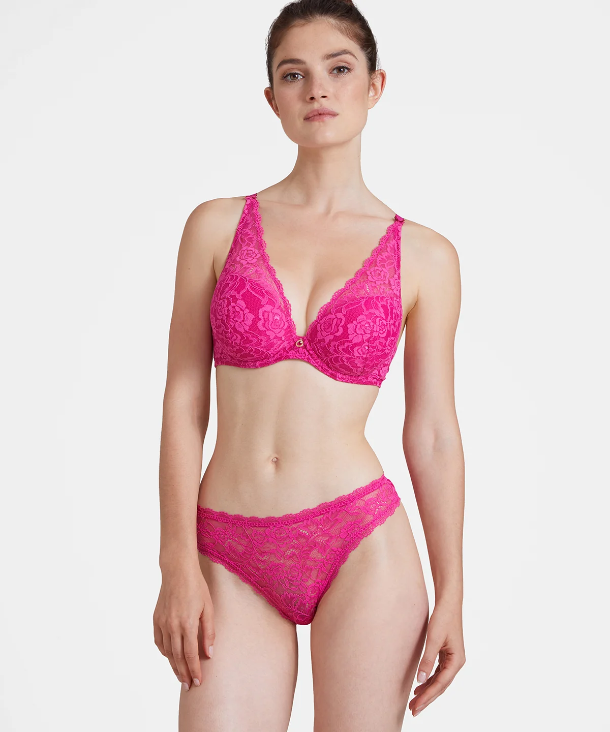 Rosessence Soutien-gorge Plunge foulard Fuchsia - Image 2