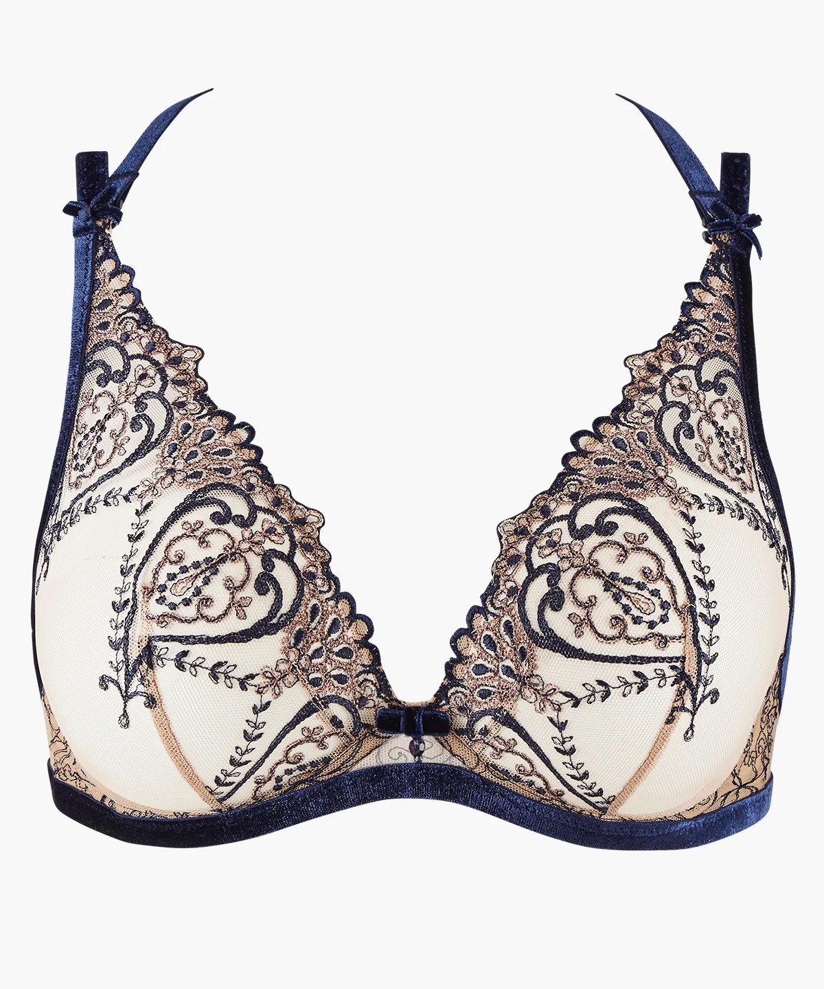 Coeurs Enlacés Soutien-gorge Triangle avec armatures Nightfall