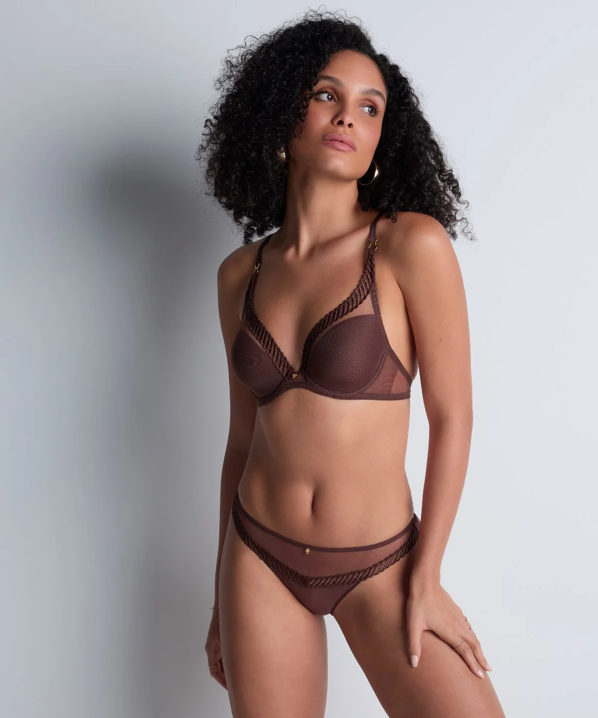 Sheer Emotion Soutien-gorge Triangle avec armatures Sepia - Image 5